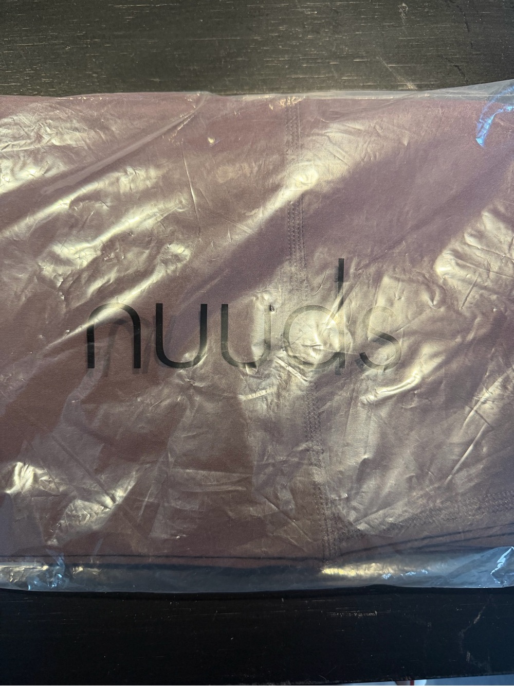 Nuuds Everyday Leggings in Eggplant Color NWT